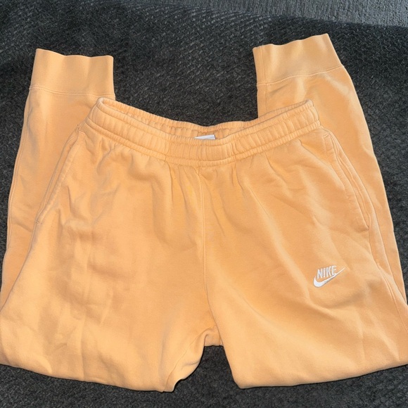 Nike Orange Sweatpants - Picture 1 of 5
